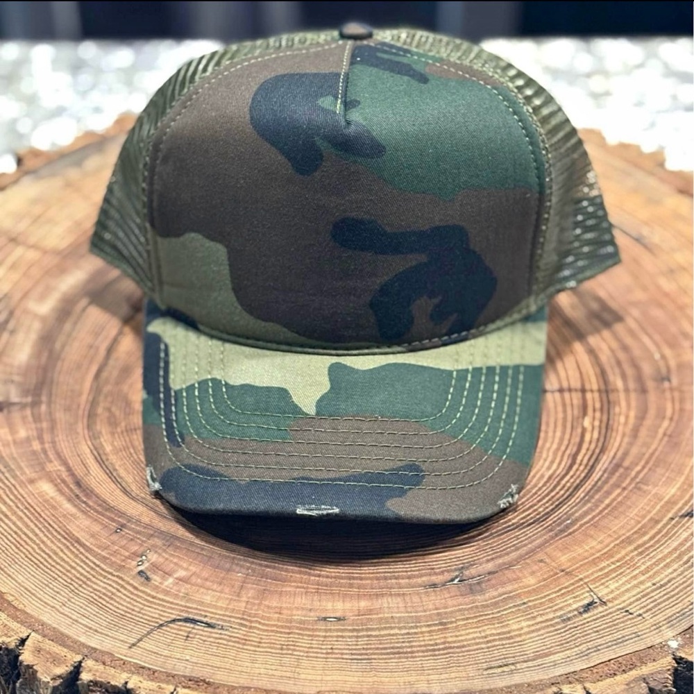 Mega Cap Camo Trucker Hat